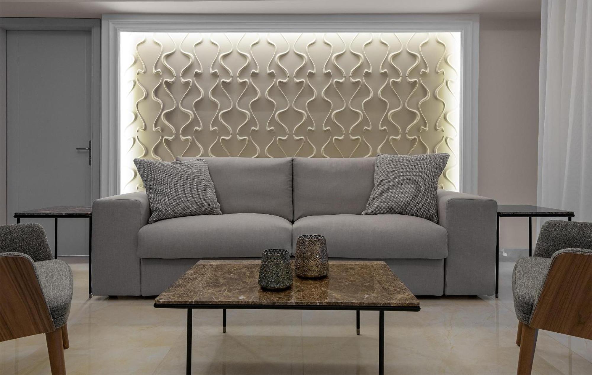 Rodos Palladium Leisure & Wellness Kallithea  Bagian luar foto 3D wall panel